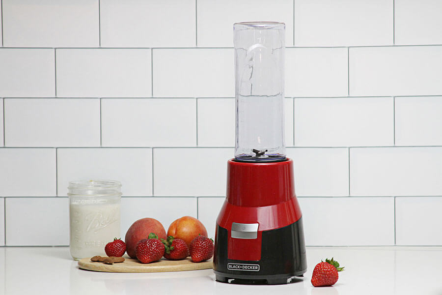 BLACK+DECKER FusionBlade Personal Blender with Two 20oz  Personal Blending Jars, Red, PB1002R: Home & Kitchen