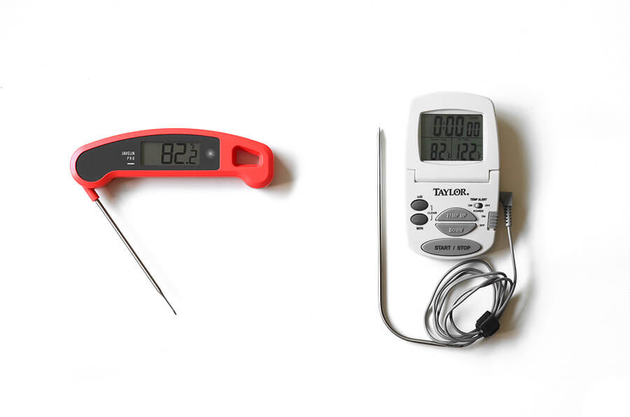 Taylor Digital Wired Probe Programmable Meat Thermometer with Timer
