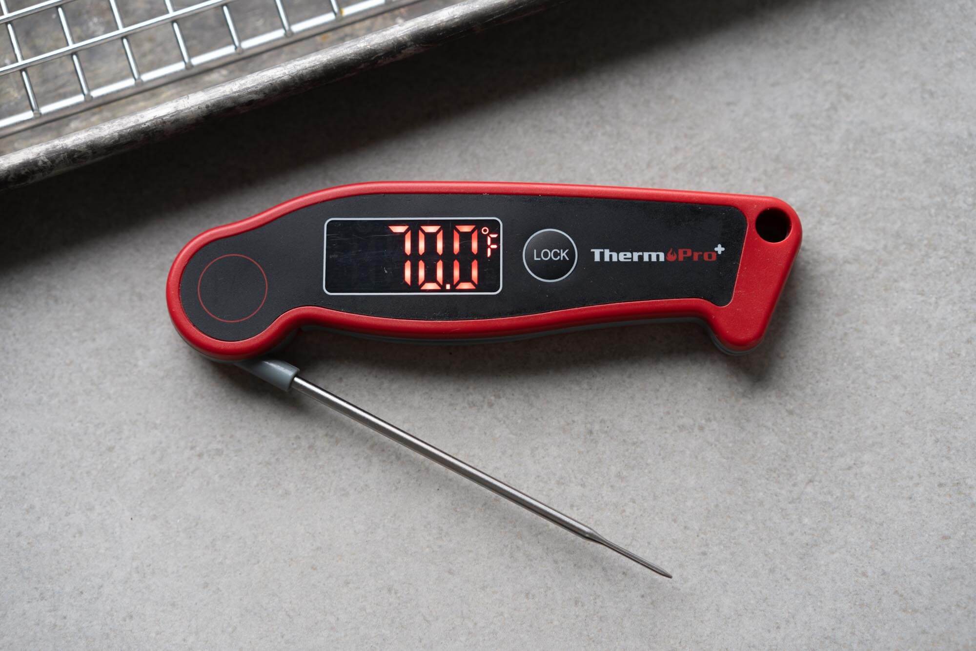 ThermoPro TP19H Digital LCD Screen Instant Reading BBQ Meat Cooking  Thermometer With Lock and Backlight Function