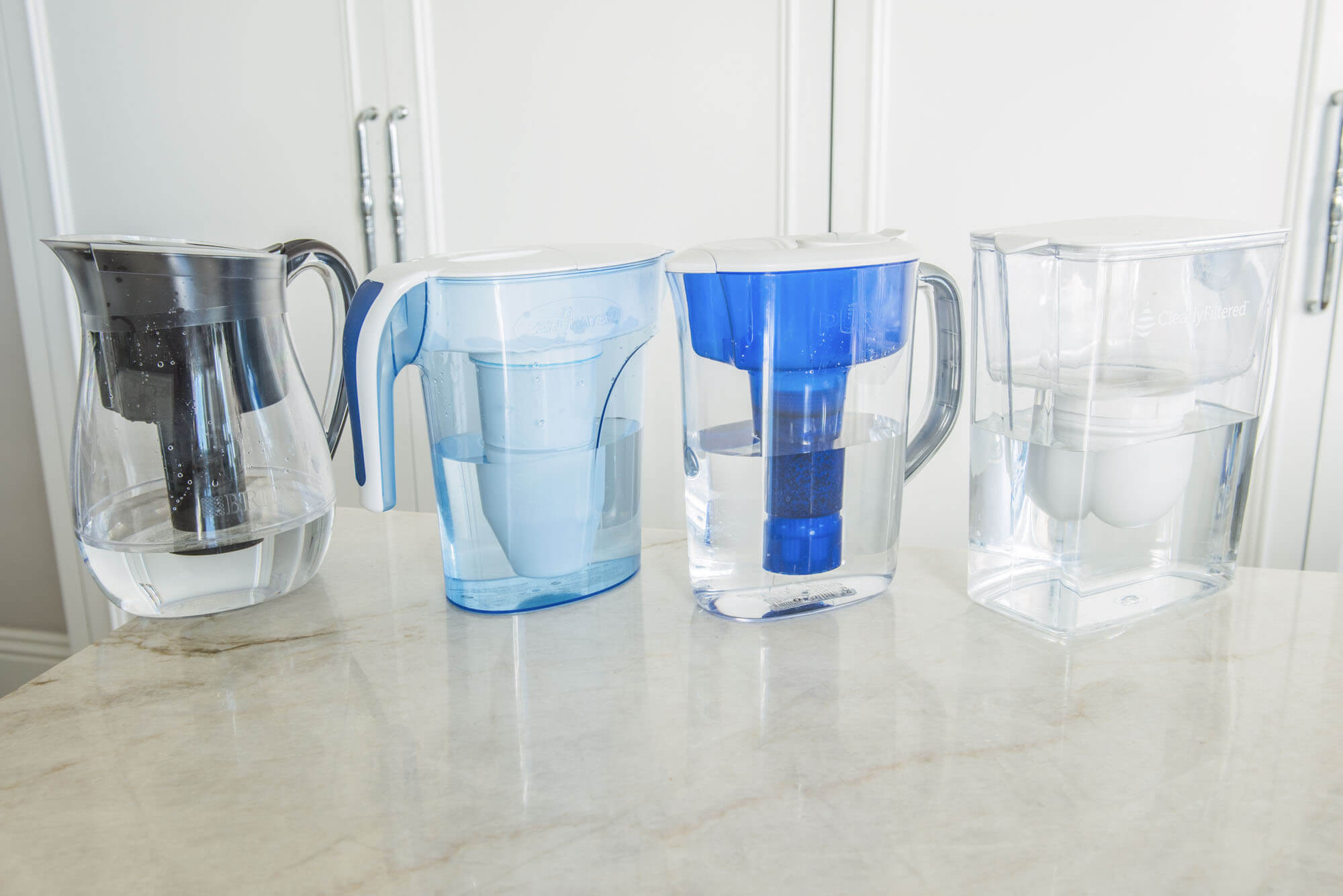 Clearly Filtered Water Pitcher + Filter 6-Pack Combo - Best Value!