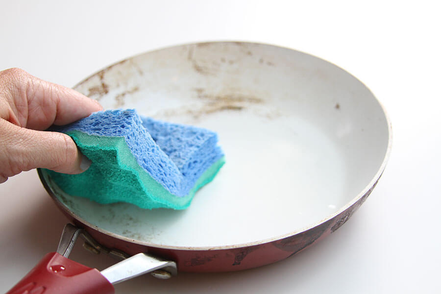 CleanWand Sponge & Brush Set - Perfect for Kitchen Cleaning