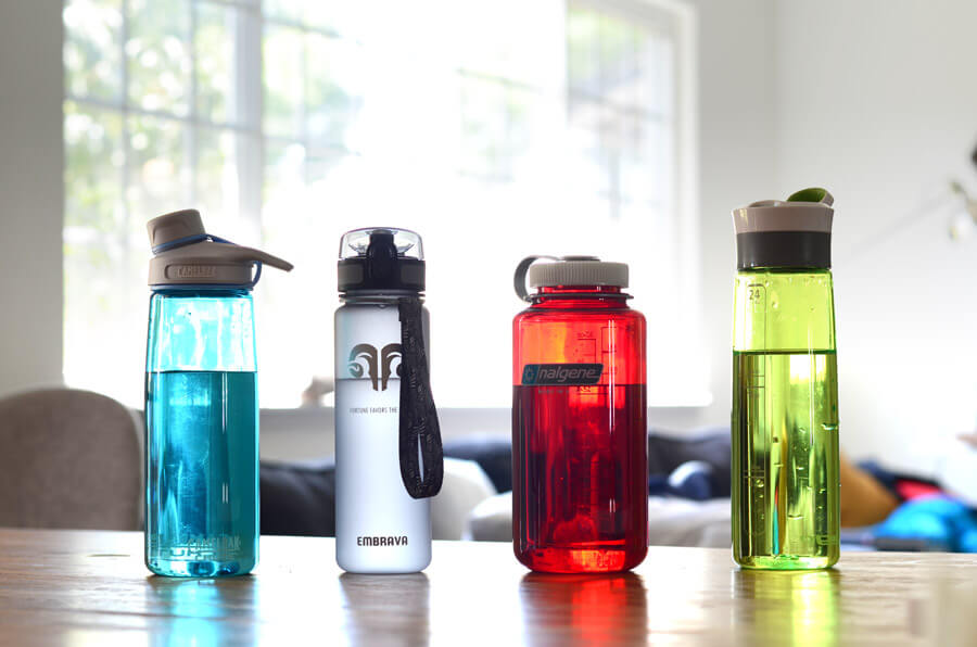 four other plastic bottles we tested
