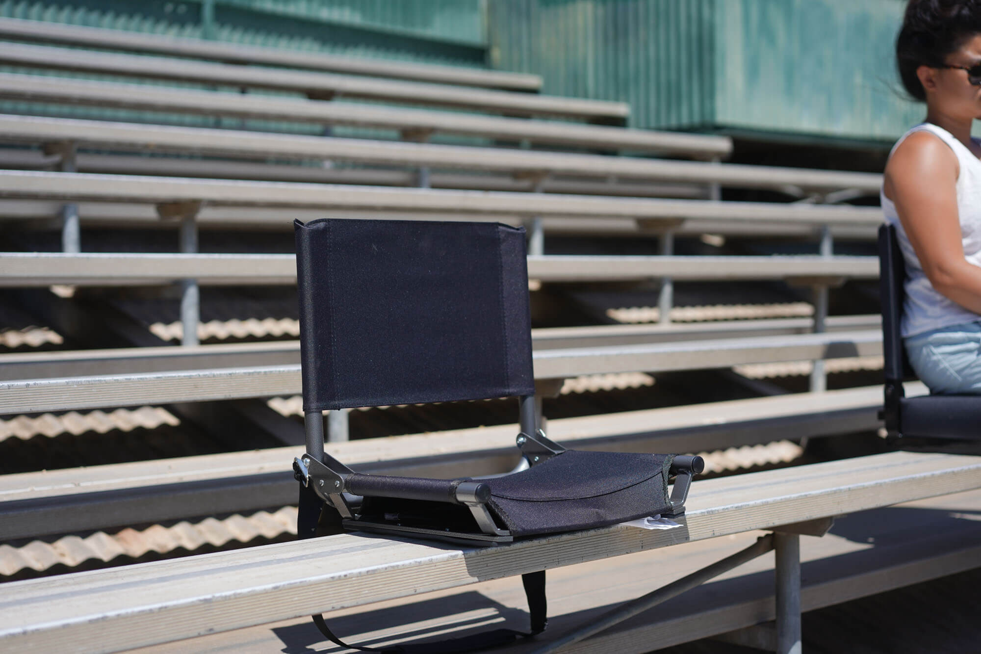Stadium Seat For Bleachers With Back Support And Wide Padded - Temu