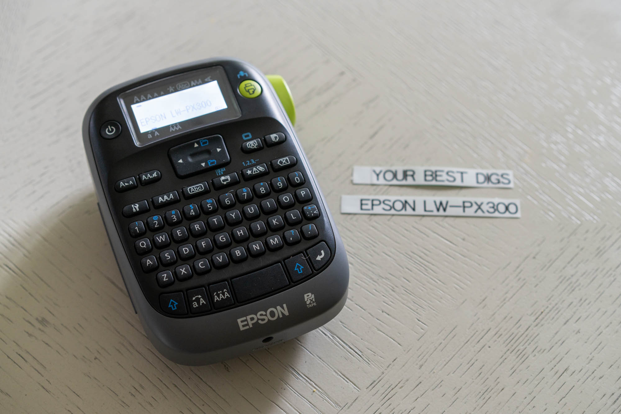 IMPORTANT Label Maker Machine with 1 Roll Label Tape, Portable