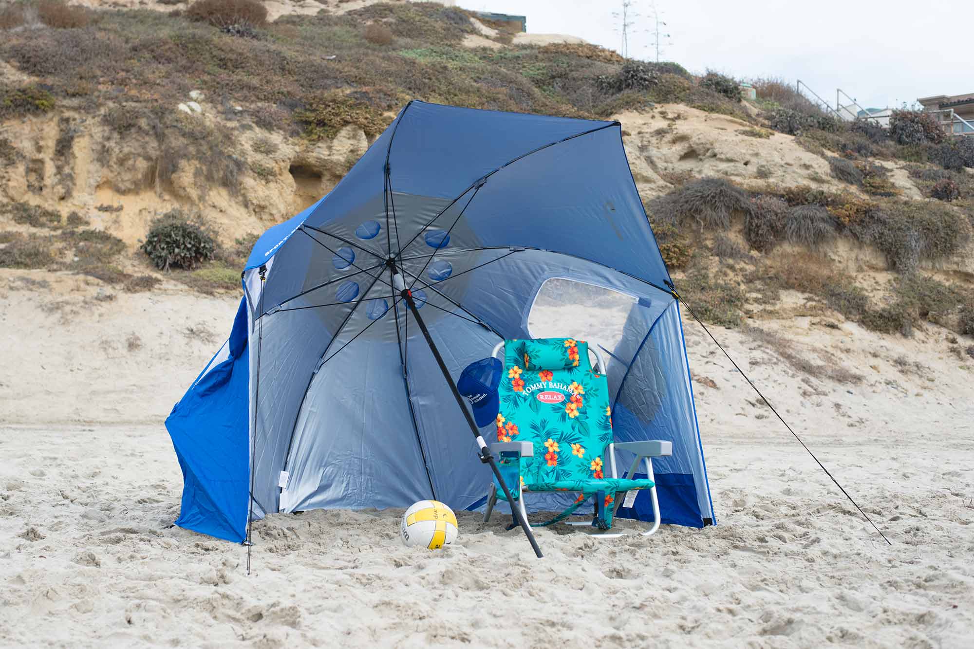 beach umbrella with sides