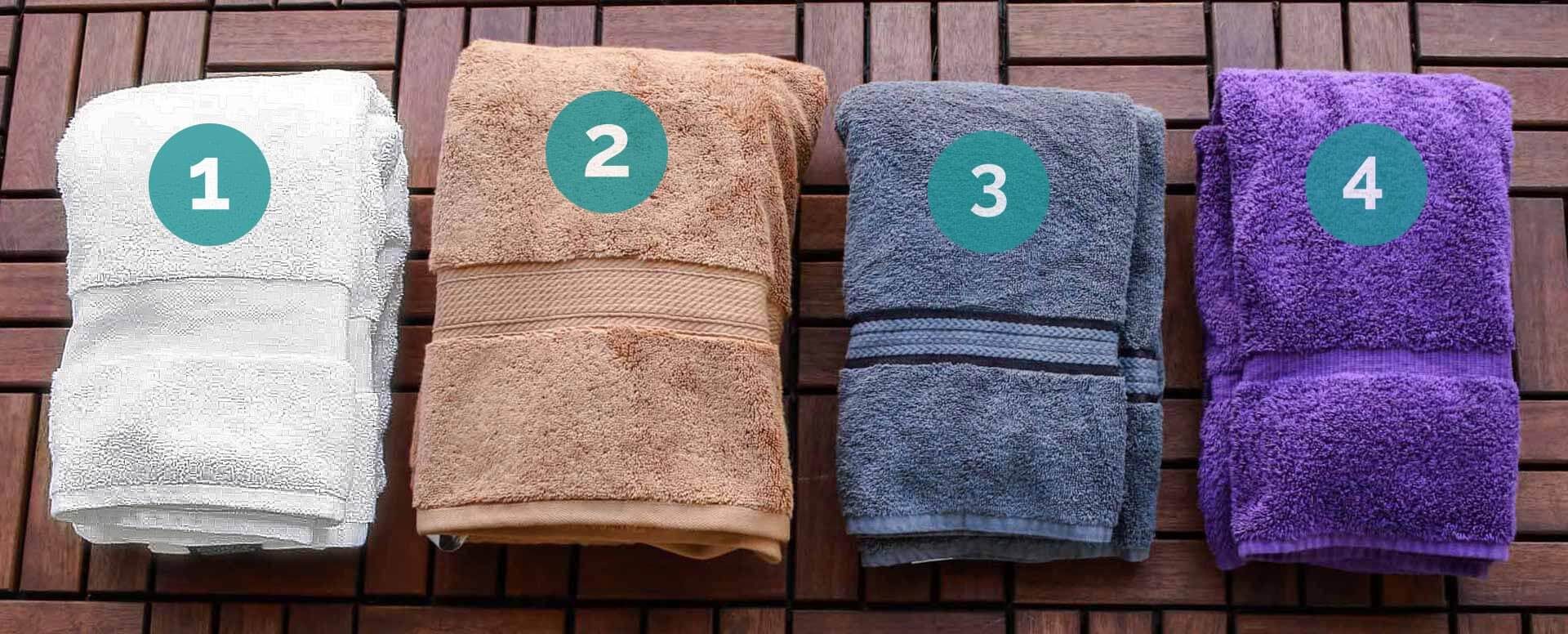 900 GSM Egyptian Cotton Bath Towel Set Of 2, Plush & Absorbent