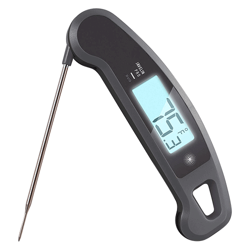 Polder Scan Rite Digital In-Oven Meat Thermometer with Backlit LCD Display
