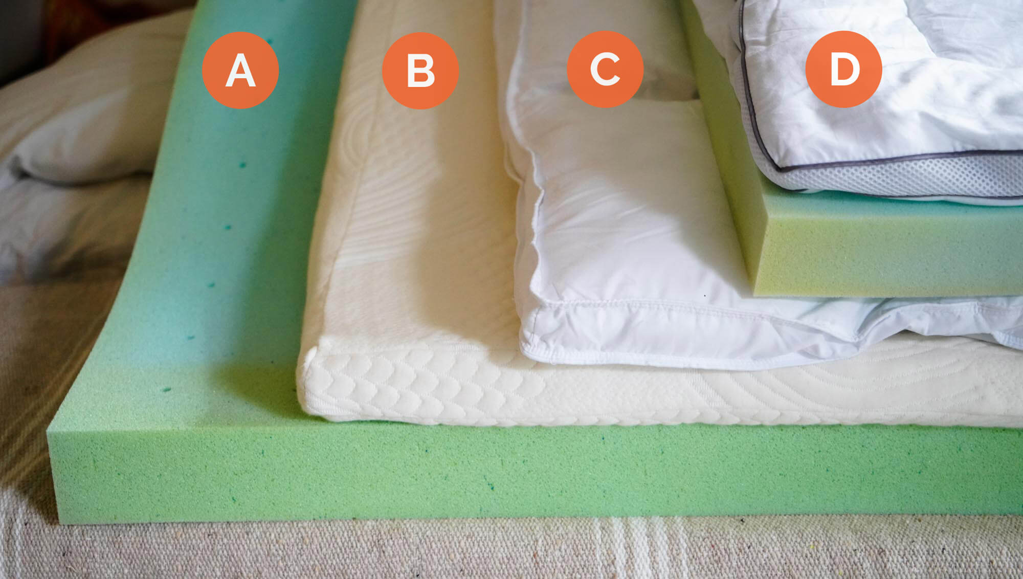 mattress topper with spikes vs no spikes