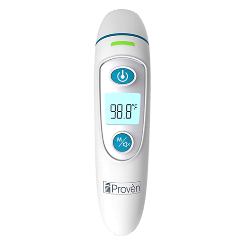 Iproven Digital Ear Thermometer for Adults, Kids and Babies |Accurate, Fast & Easy to Use| Ear and Forehead Mode, Fever Detection, 1-Second Reading