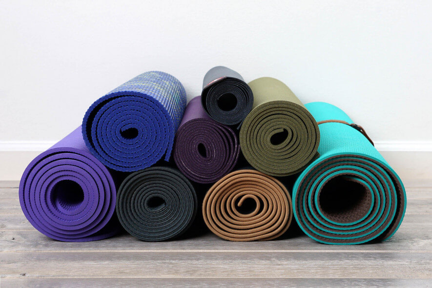 Jade Yoga Travel Mat - 3mm natural rubber lightweight mat