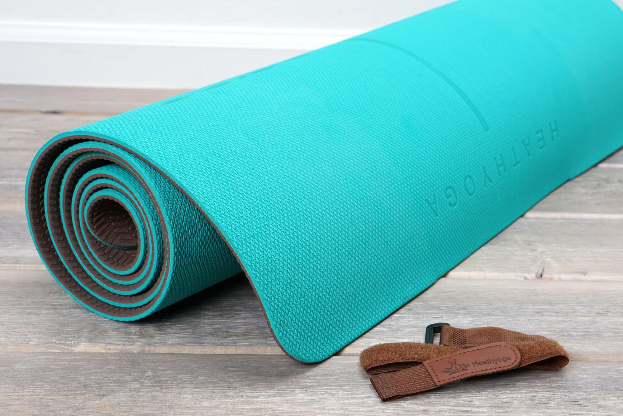 Buy Heathyoga ProGrip Non Slip Yoga Mat with Alignment Lines, Revolutionary  Wet-Grip Surface & Eco Friendly Material, Perfect for Hot Yoga and Bikram,  72”X26” Online at desertcartKUWAIT