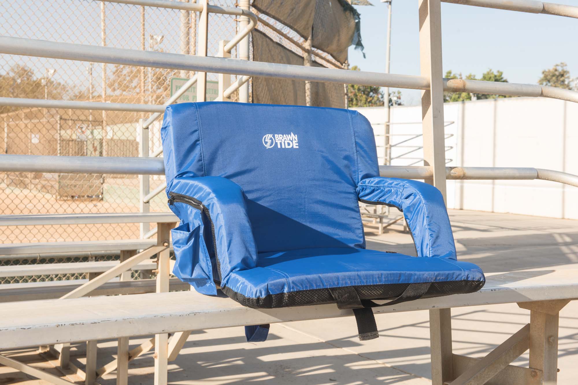 Stadium Seat For Bleachers With Padded Cushion (1 or 2 Pack