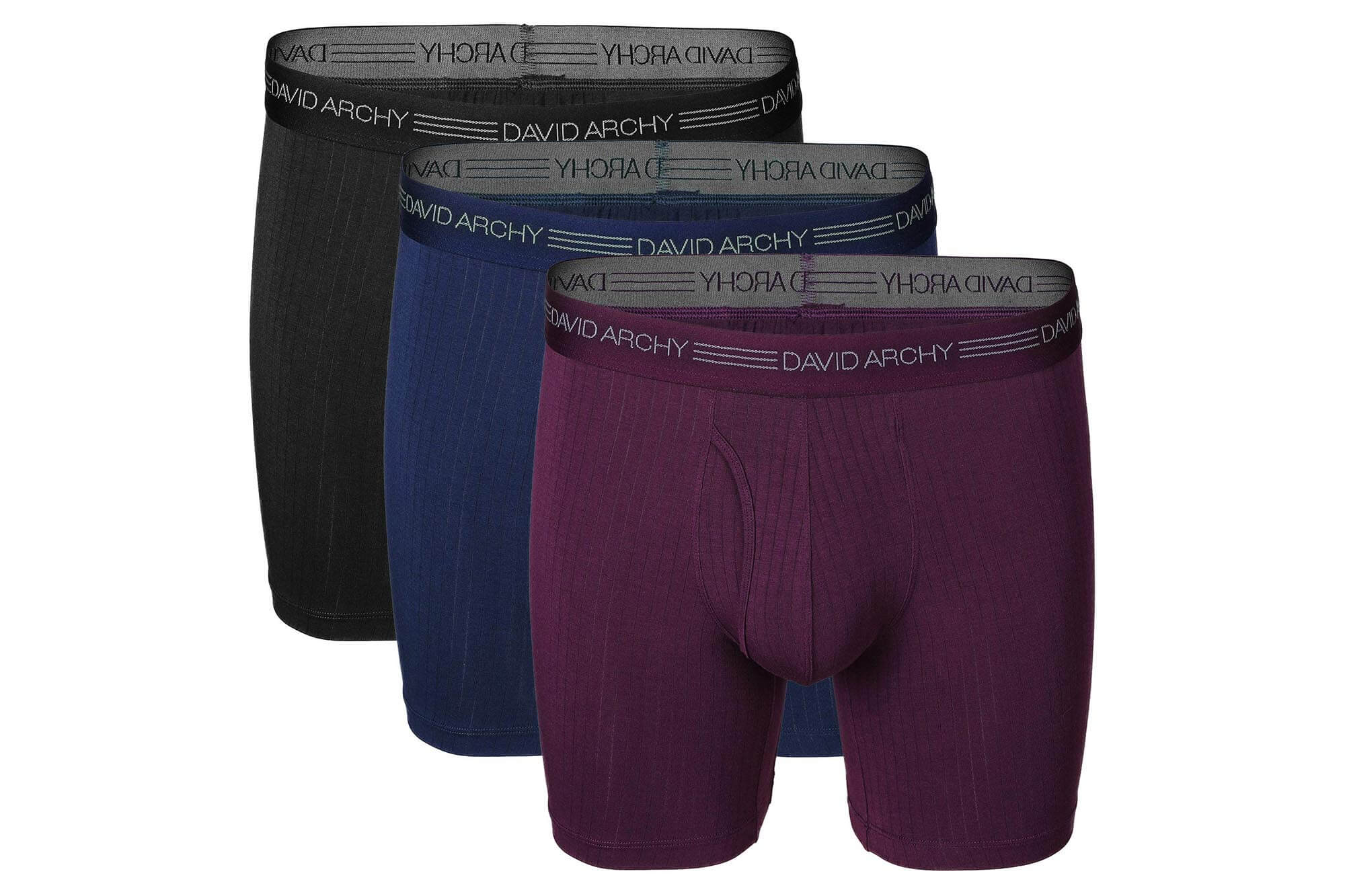 DAVID ARCHY Mens Underwear Quick Dry Boxer Briefs Sports