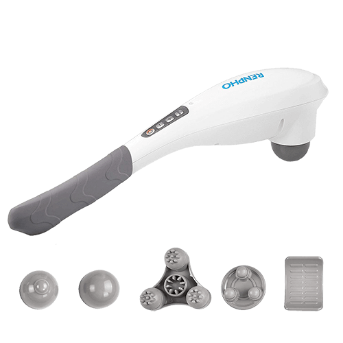 Geniani Deep Tissue Massager for Body, Shoulders, Neck and Sore Muscles -  Cordless Electric Handheld Massager for Neck and Back Pain Relief 