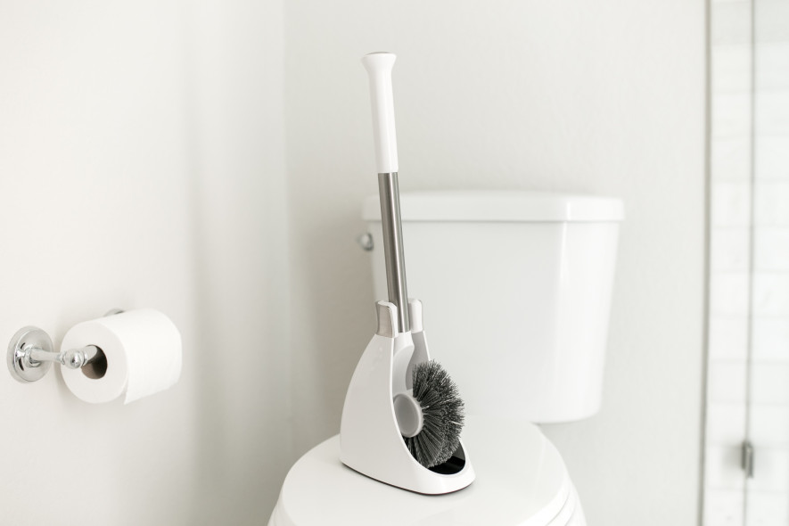 Marah White Ceramic Toilet Brush + Reviews