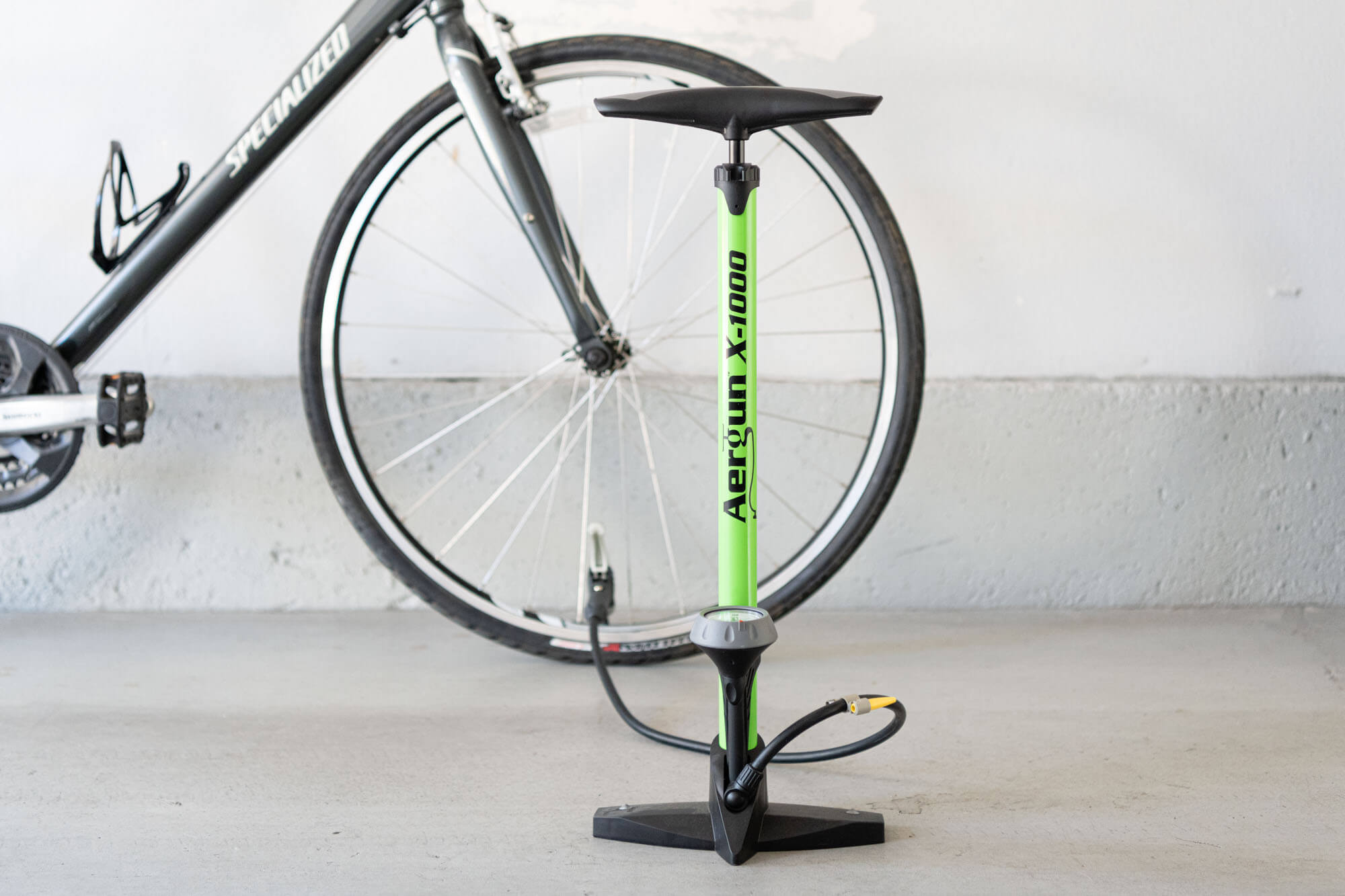 cycle and bike air pump